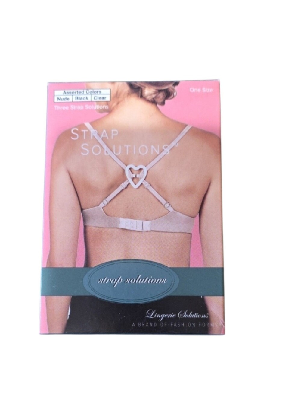 Convertible Bra Strap - Nude Clear And Black